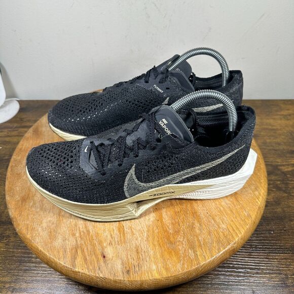Nike ZoomX VaporFly Next% 3 Black Metallic Gold Men\'s Size 8 Shoes DV4129-001 main image 7